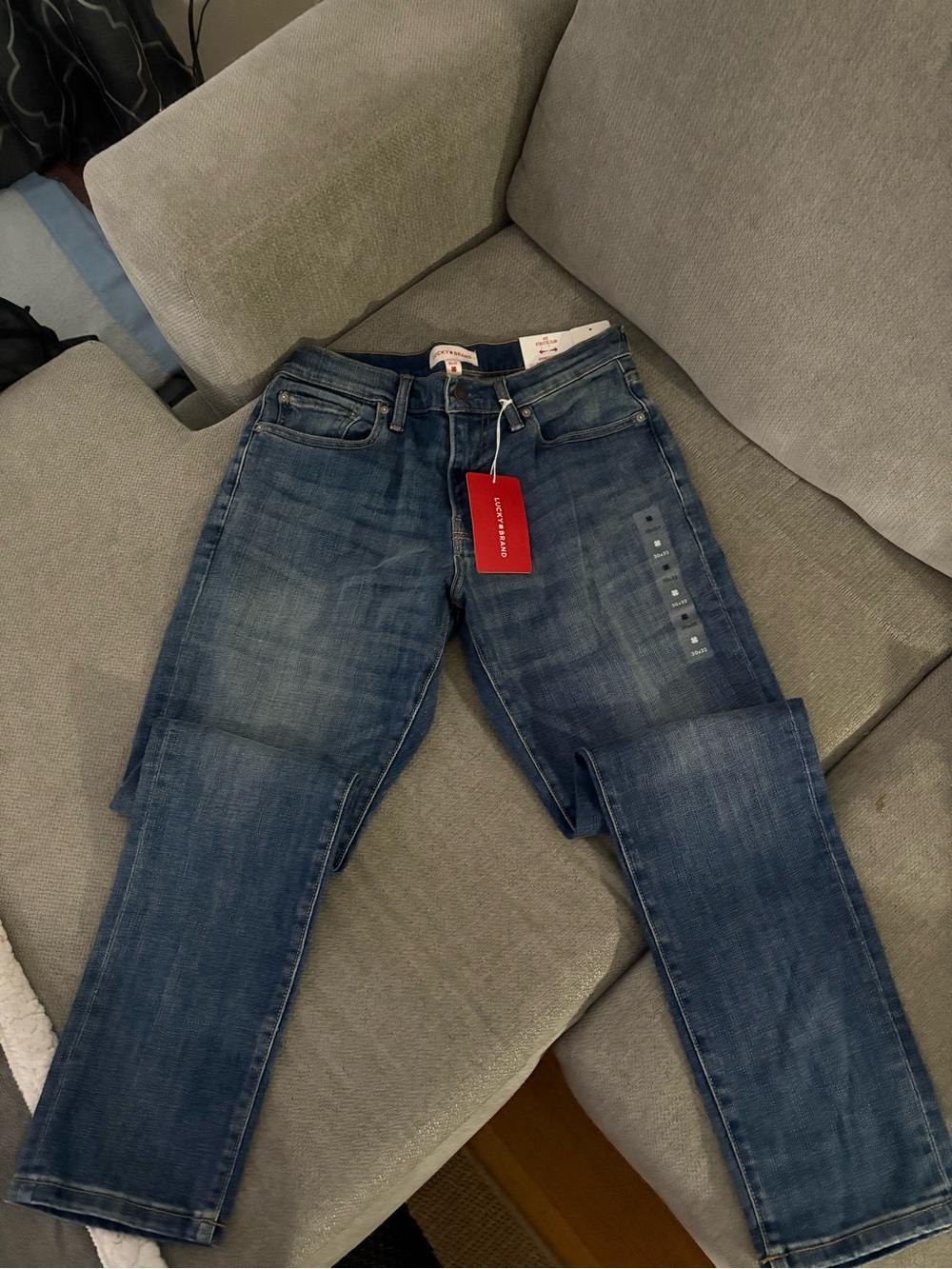 Lucky Brand Men’s Slim Jeans in Blue Wash